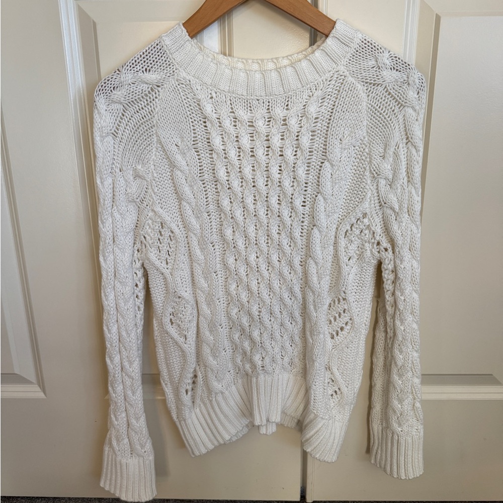 John + Jenn cable knit sweater XS